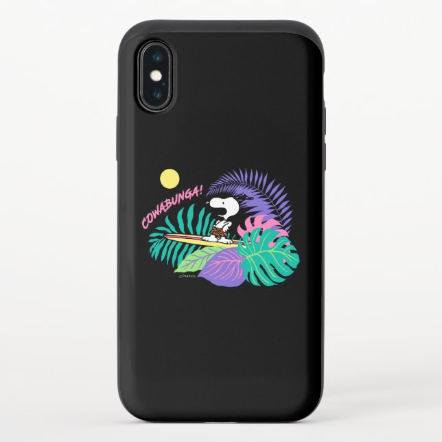 Peanuts | Cowabunga Snoopy Uncommon iPhone Case (Back)