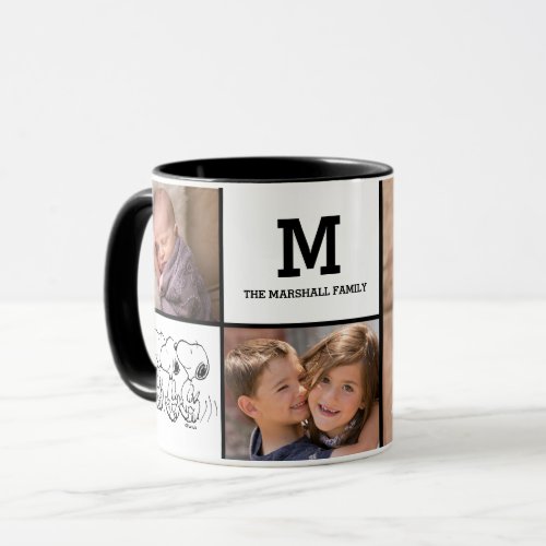 Peanuts    Custom Photos  Monogram Mug