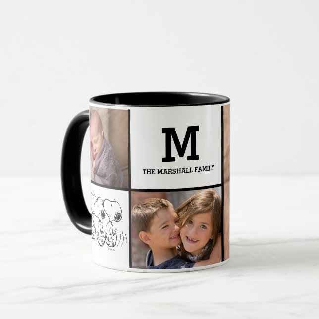 Peanuts |  | Custom Photos & Monogram Mug (Front Left)