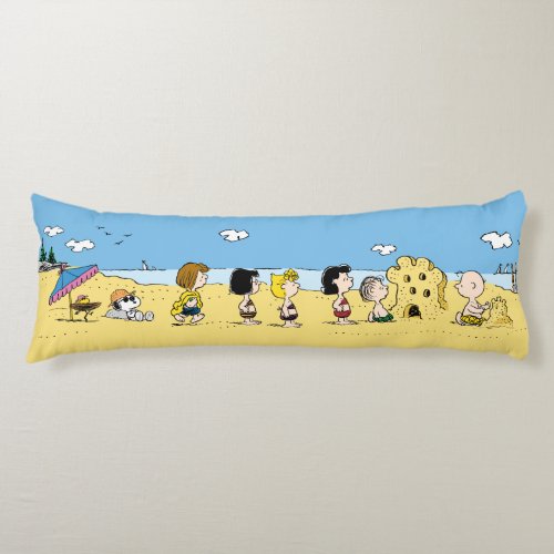 Peanuts  Day at the Beach Body Pillow