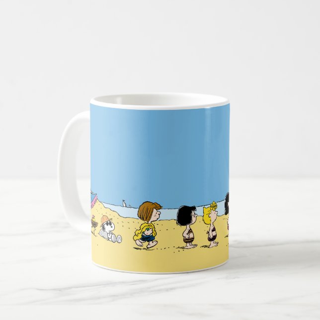Peanuts | Day at the Beach Coffee Mug (Front Left)