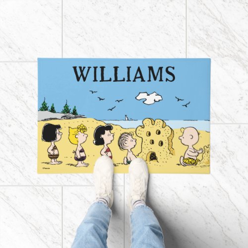 Peanuts  Day at the Beach Doormat