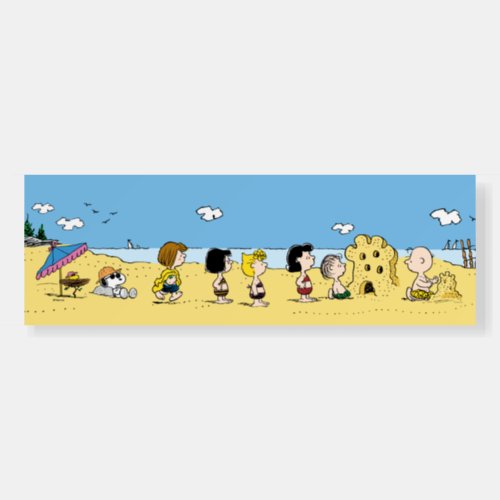 Peanuts  Day at the Beach Foam Board
