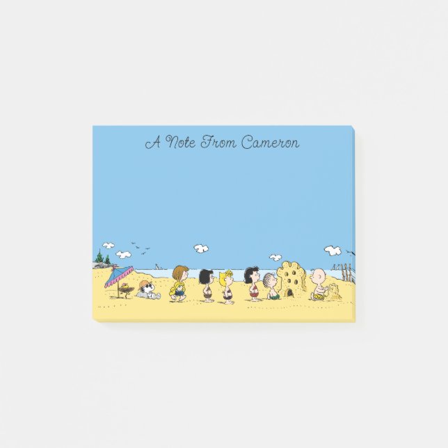 Peanuts | Day at the Beach Post-it Notes (Front)