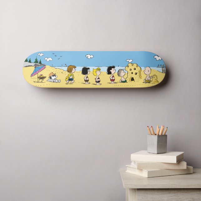 Peanuts | Day at the Beach Skateboard (Wall Art (Horz))