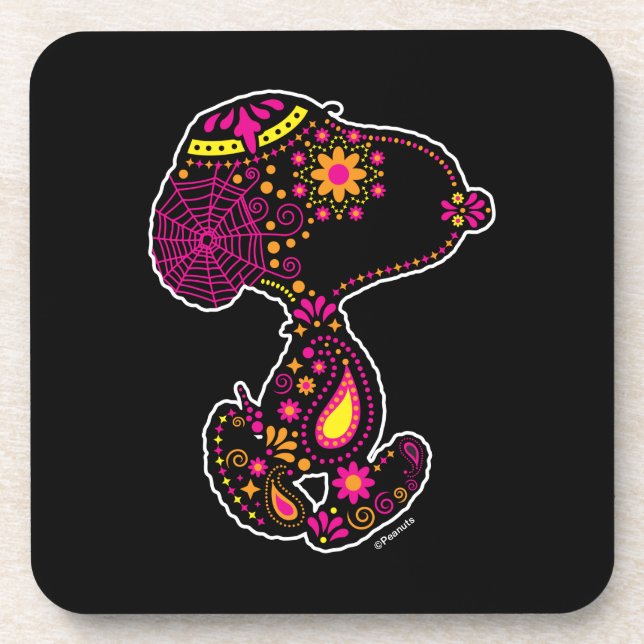 Peanuts | Decorated Day of the Dog Beverage Coaster (Front)