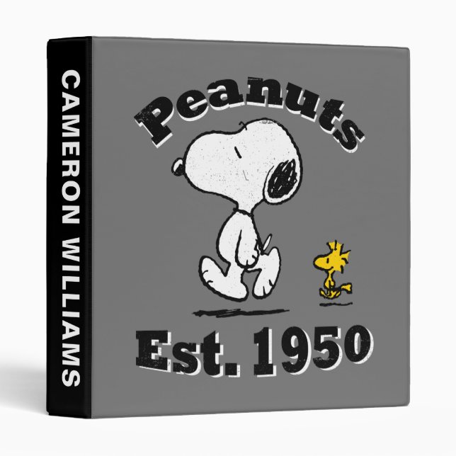 Peanuts Est. 1950 3 Ring Binder (Front/Spine)