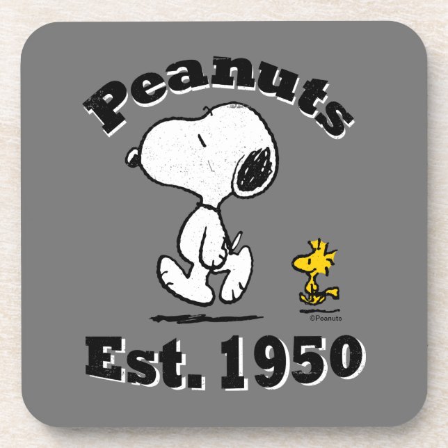 Peanuts Est. 1950 Beverage Coaster (Front)