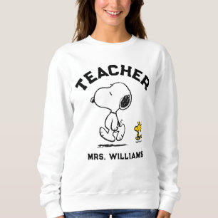 Peanuts Est. 1950 Snoopy & Woodstock Teacher Sweatshirt