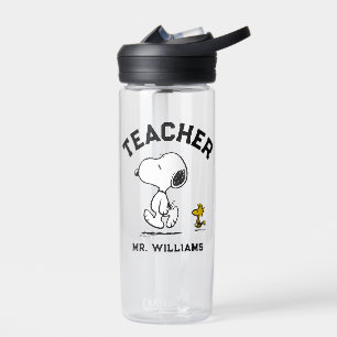 Peanuts Est. 1950 Snoopy & Woodstock Teacher Water Bottle