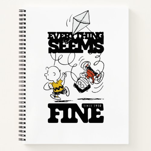 Peanuts  Everything Seems Fine Notebook