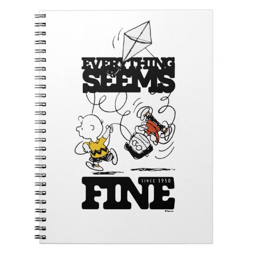 Peanuts  Everything Seems Fine Notebook