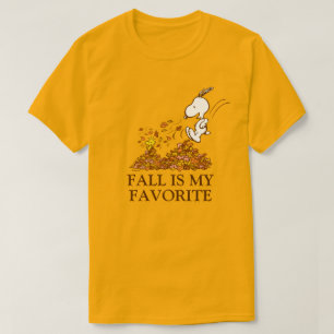 Peanuts   Fall Is My Favorite T-Shirt