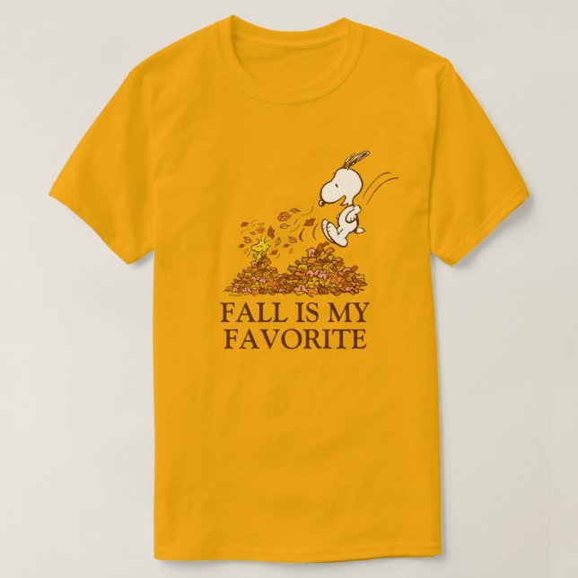 Peanuts | Fall Is My Favorite T-Shirt (Design Front)