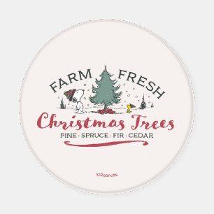 Peanuts Farm Fresh Christmas Trees Coaster Set