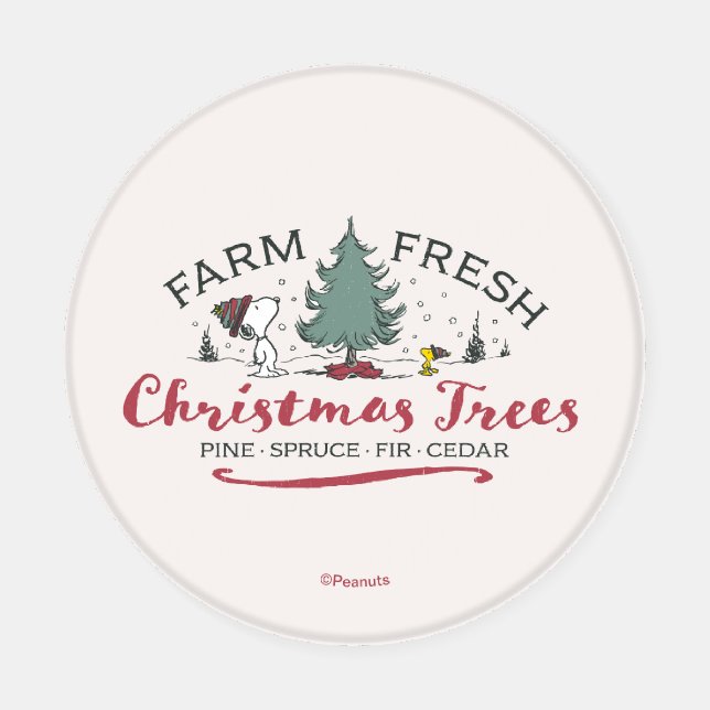 Peanuts | Farm Fresh Christmas Trees Coaster Set (Single)