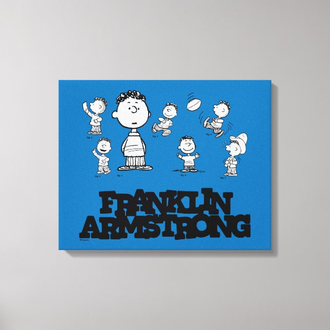 Peanuts | Franklin Armstrong Canvas Print (Front)