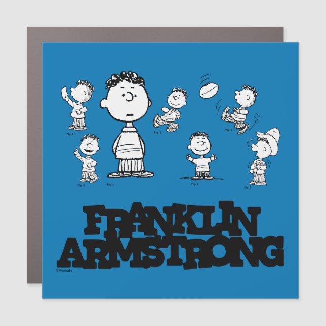 Peanuts | Franklin Armstrong Car Magnet (Front)