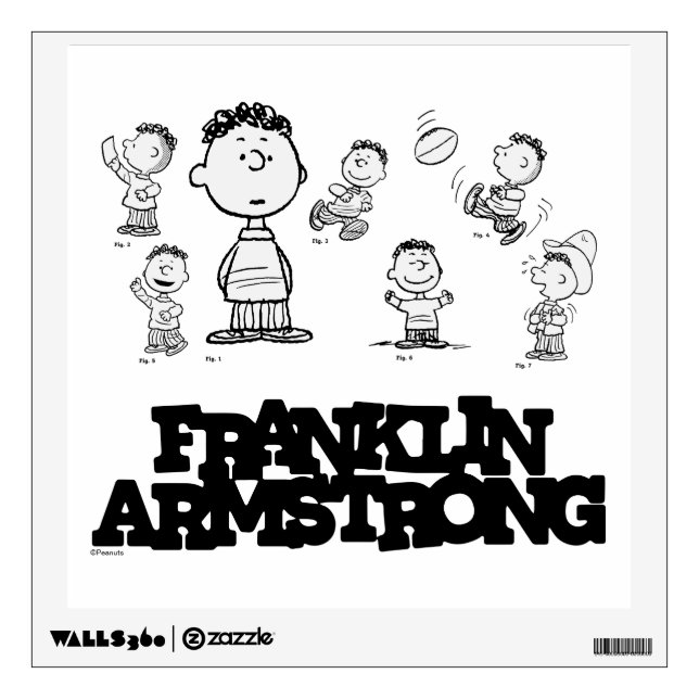 Peanuts | Franklin Armstrong Wall Decal (Front)