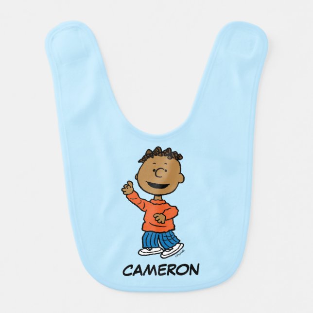 Peanuts | Franklin Baby Bib (Front)
