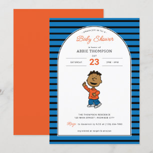 Peanuts Franklin Baby Shower Invitation