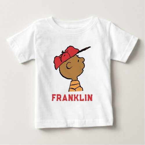 Peanuts  Franklin Baseball Cap Baby T_Shirt
