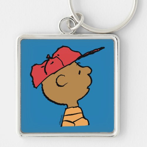 Peanuts  Franklin Baseball Cap Keychain