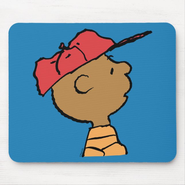 Peanuts | Franklin Baseball Cap Mouse Pad (Front)