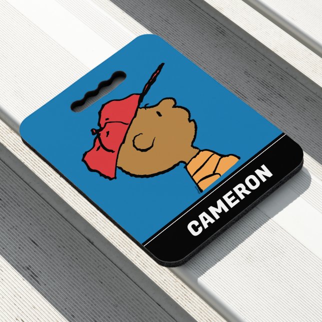 Peanuts | Franklin Baseball Cap Seat Cushion (In Situ)