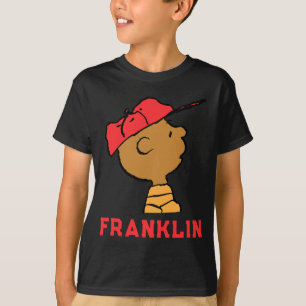 Peanuts Franklin Baseball Cap T Shirt 