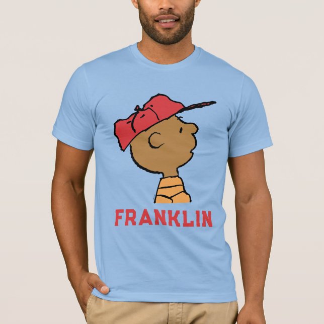 Peanuts | Franklin Baseball Cap T-Shirt (Front)