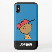 Peanuts | Franklin Baseball Cap iPhone X Slider Case