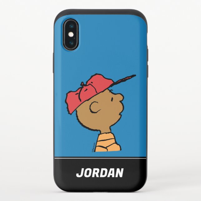 Peanuts | Franklin Baseball Cap Uncommon iPhone Case (Back)