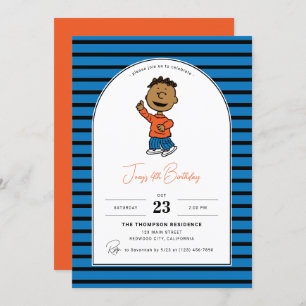Peanuts Franklin Birthday Invitation