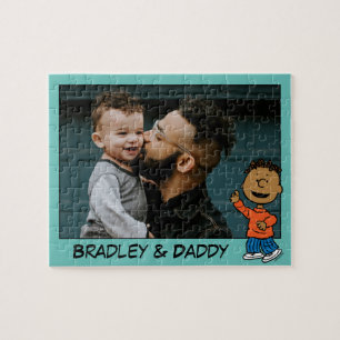 Peanuts  Franklin Custom Photo Jigsaw Puzzle