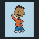 Peanuts | Franklin Faux Canvas Print<br><div class="desc">Franklin is a fellow student with Peppermint Patty and Marcie and a friend of Charlie Brown.</div>