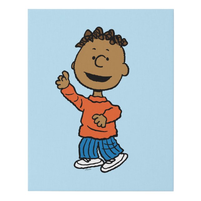 Peanuts | Franklin Faux Canvas Print (Front)