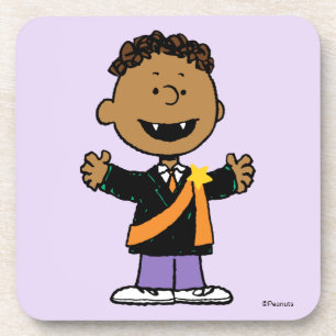 Peanuts   Franklin Halloween Vampire Beverage Coaster