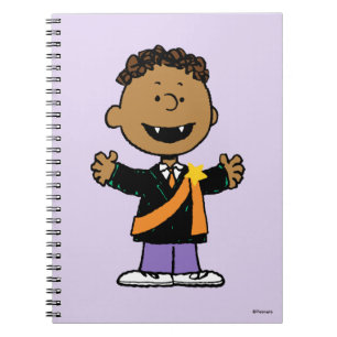 Peanuts Franklin Halloween Vampire Notebook