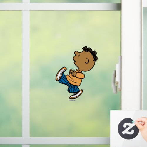 Peanuts  Franklin Kick Window Cling