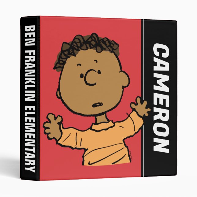 Peanuts | Franklin Look 3 Ring Binder (Front/Spine)