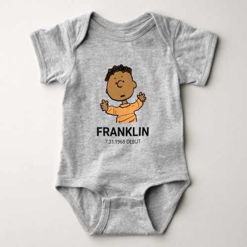 Peanuts  Franklin Look Baby Bodysuit