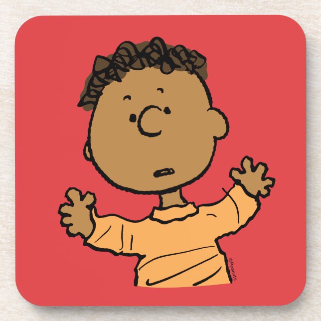 Peanuts | Franklin Look Beverage Coaster (Front)
