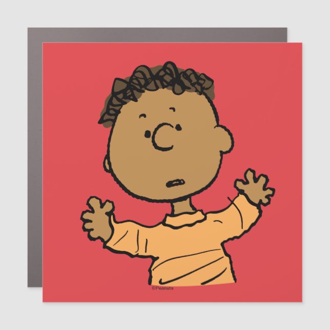 Peanuts | Franklin Look Car Magnet (Front)