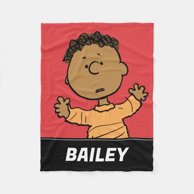 Peanuts | Franklin Look Fleece Blanket (Front)
