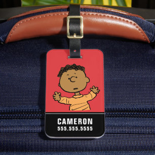 Peanuts Franklin Look Luggage Tag