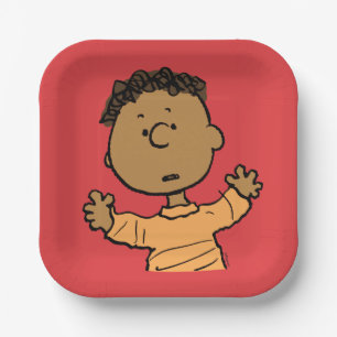 Peanuts   Franklin Look Paper Plates