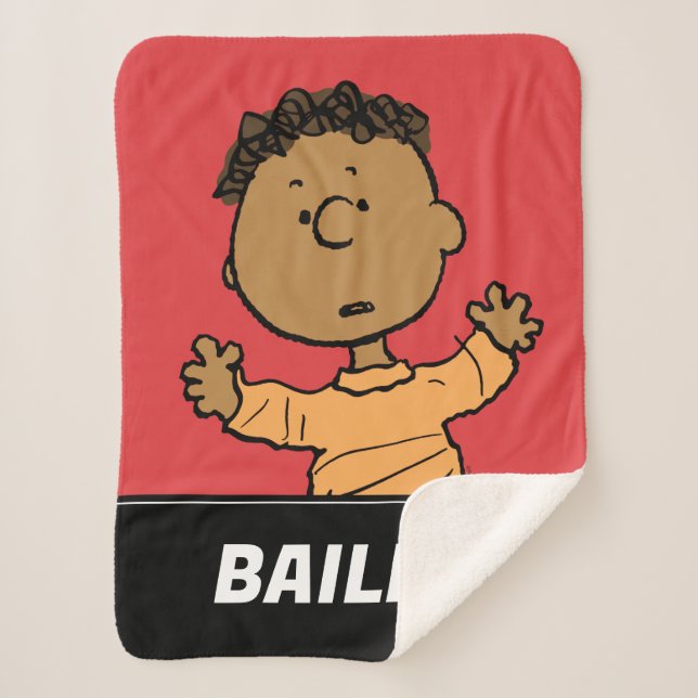 Peanuts | Franklin Look Sherpa Blanket (Front)
