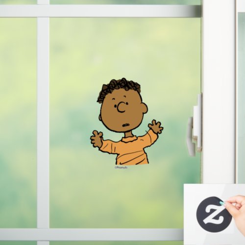 Peanuts  Franklin Look Window Cling