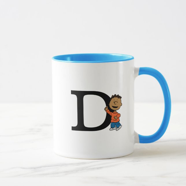 Peanuts | Franklin Monogram D Mug (Right)